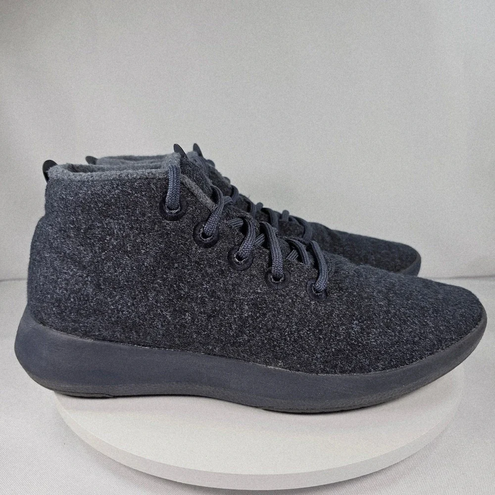 Allbirds Mizzle Wool Mid Top Shoes Men's Size 11 Navy Blue EUC‎